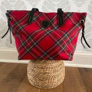 Dooney and Bourke tartan plaid shopper